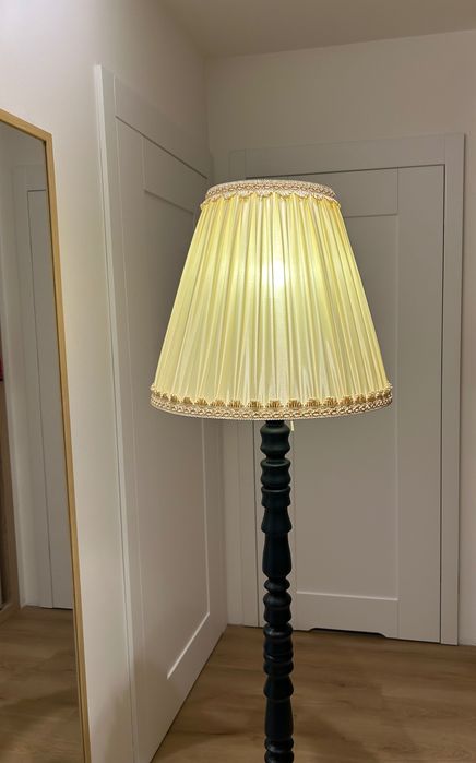 Abażur klosz nowy do lampy retro vintage marszczony