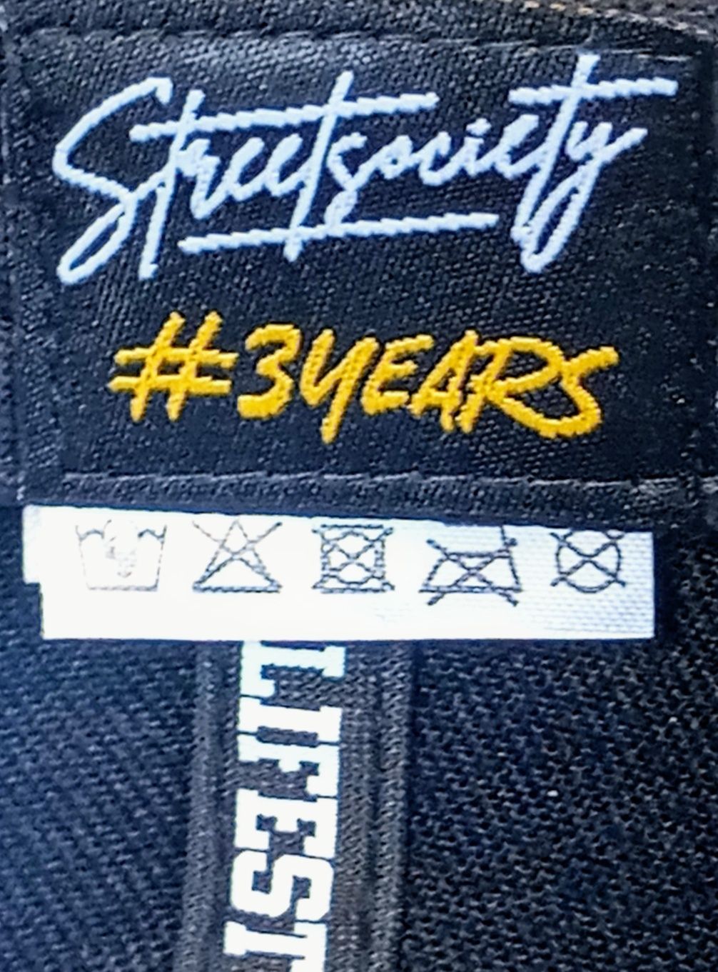 Nowa oryginalna czapka z daszkiem Street Society #3years Snapback