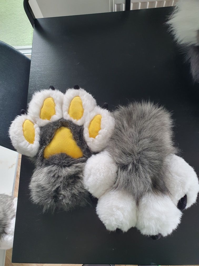 Fursuit partial Wilk pies postać furry