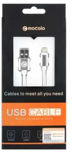 Kabel USB - Lightning Mocolo 3M, Oplot ! Outlet
