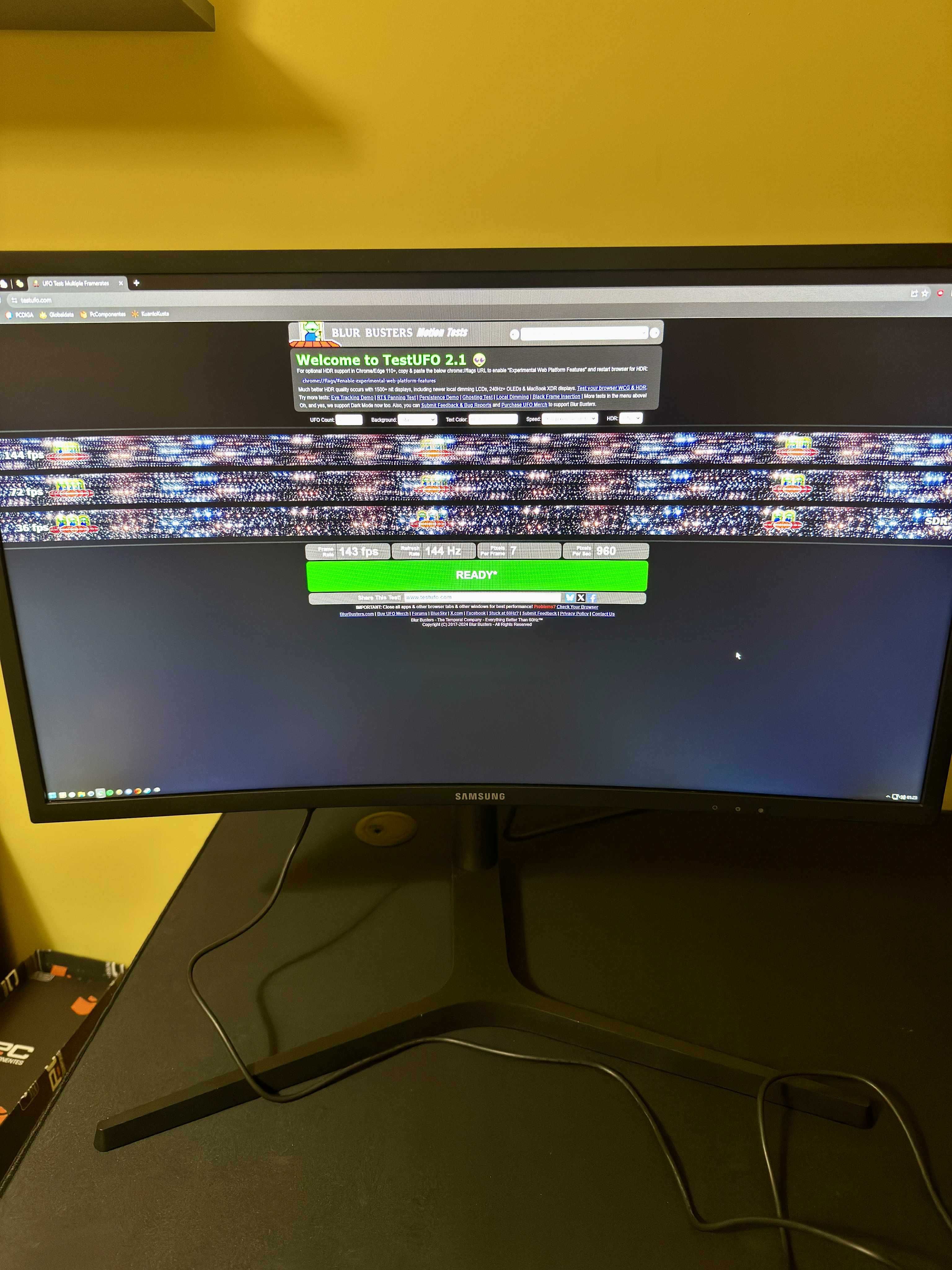 Samsung LC27HG70 27" LED QuadHD 144Hz Curvo