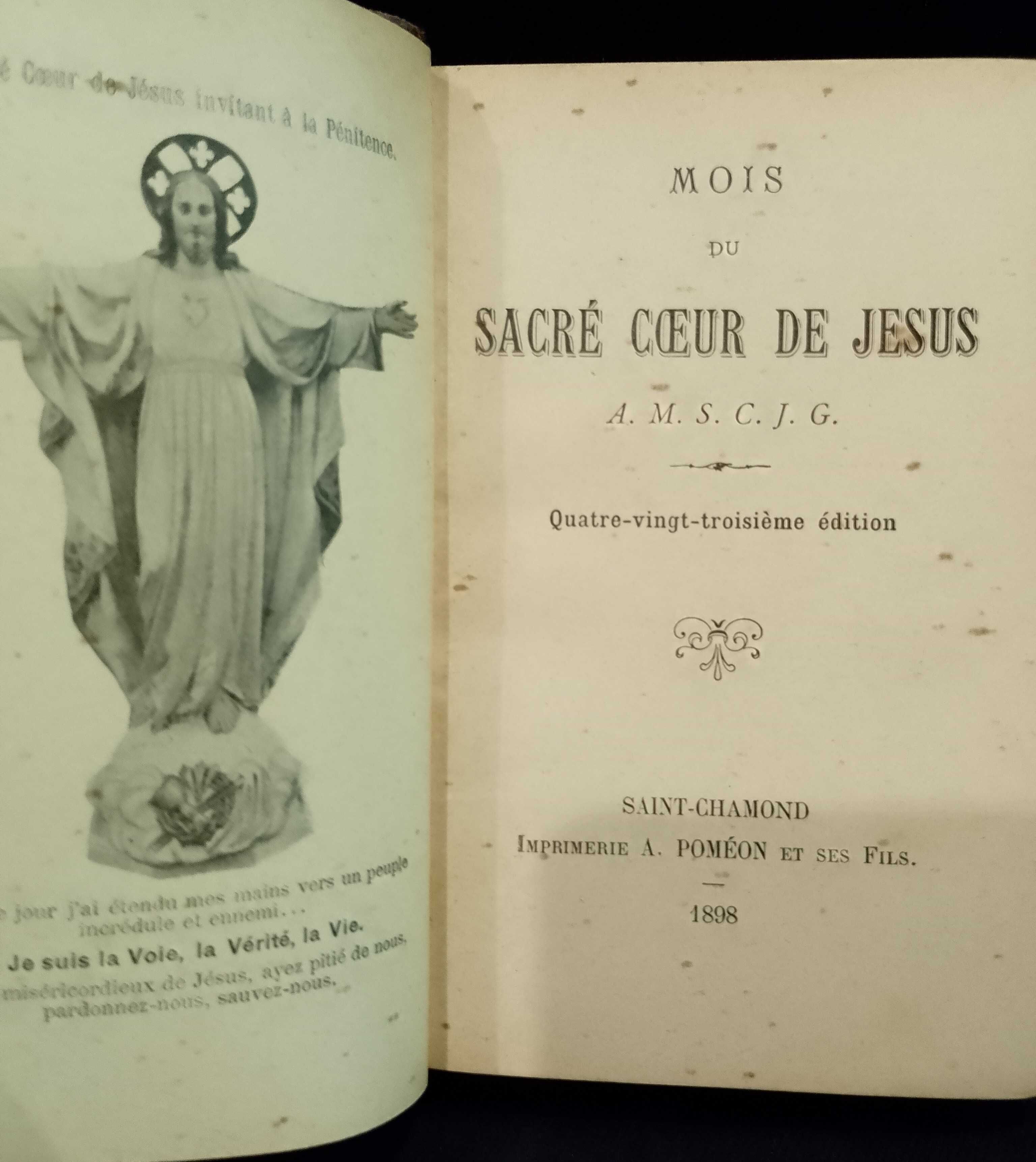 Mois du Sacré Coeur de Jesus 1898