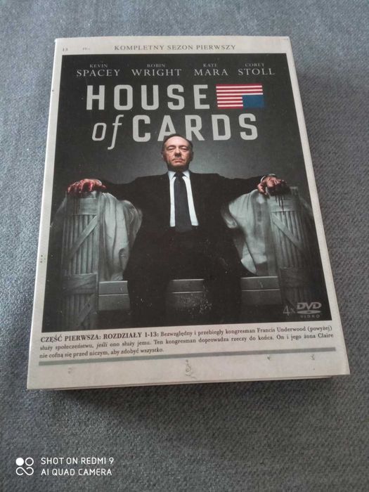 BOX DVD House of cards sezon 1