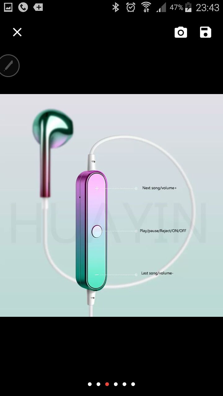Orunjo S6 bezprzewodowe słuchawki tik tok AKG Stereo cięż