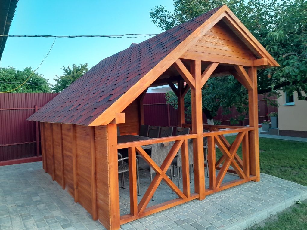 Альтанка розмір 3000×4000 виготовляєм під замовлення)))