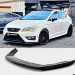 Seat Leon 5F Fr Lip Frontal Plastico Preto Brilhante