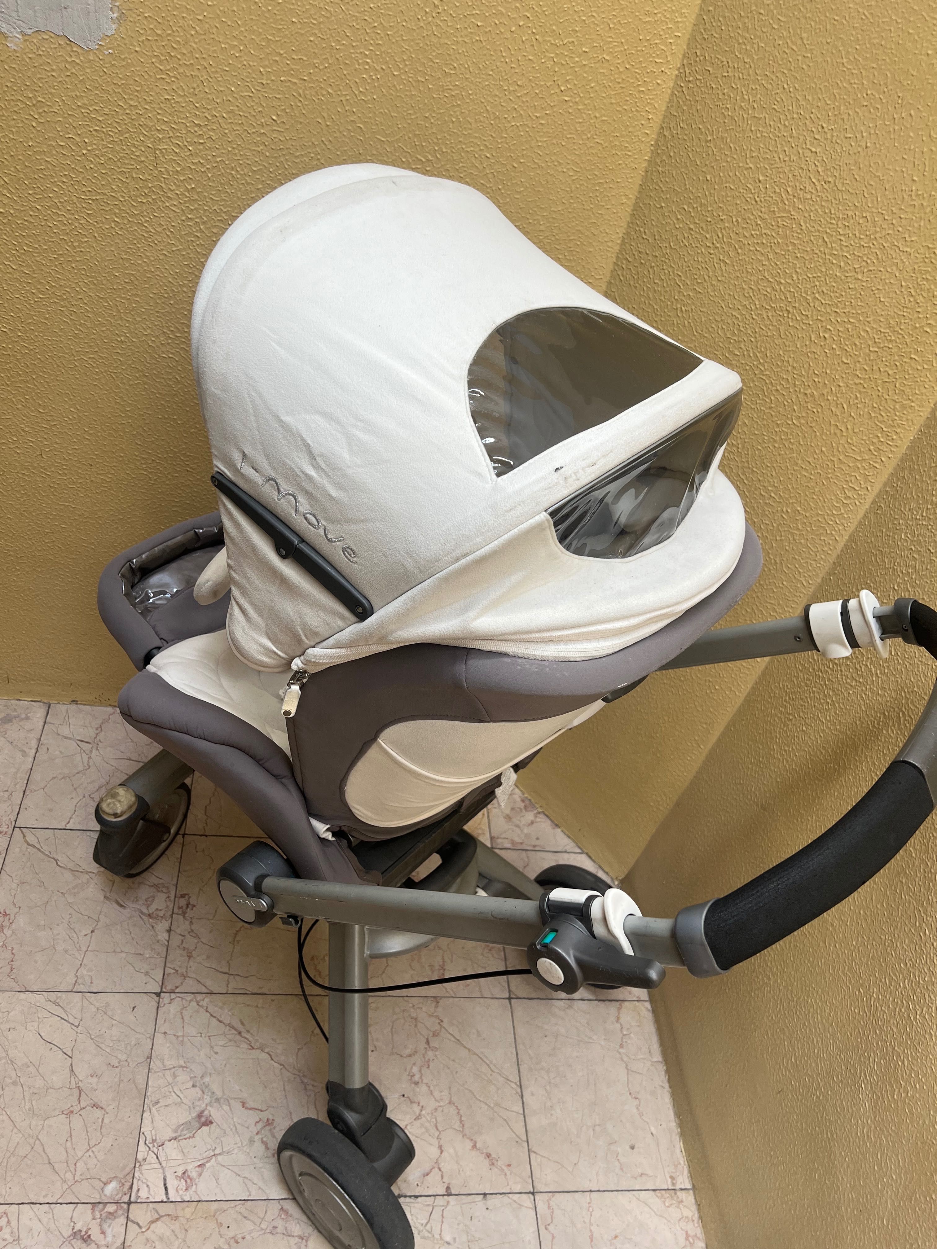Carrinho de bebê 3 peças +isofix chicco