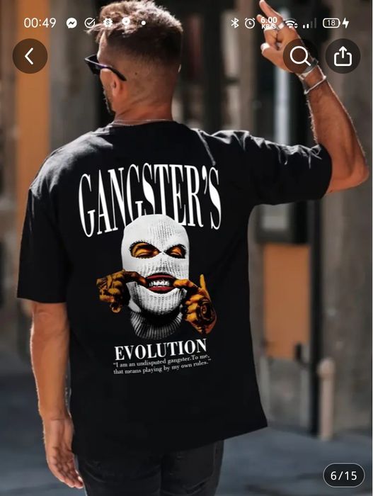 Koszulka męska z nadrukiem, dostępne wszystkie rozmiary.