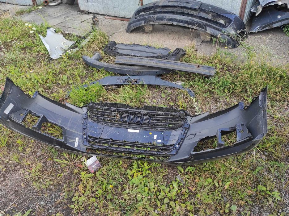 Audi A4 B9 brillantschwarz 2015-19 zderzak przedni FV dostawa
