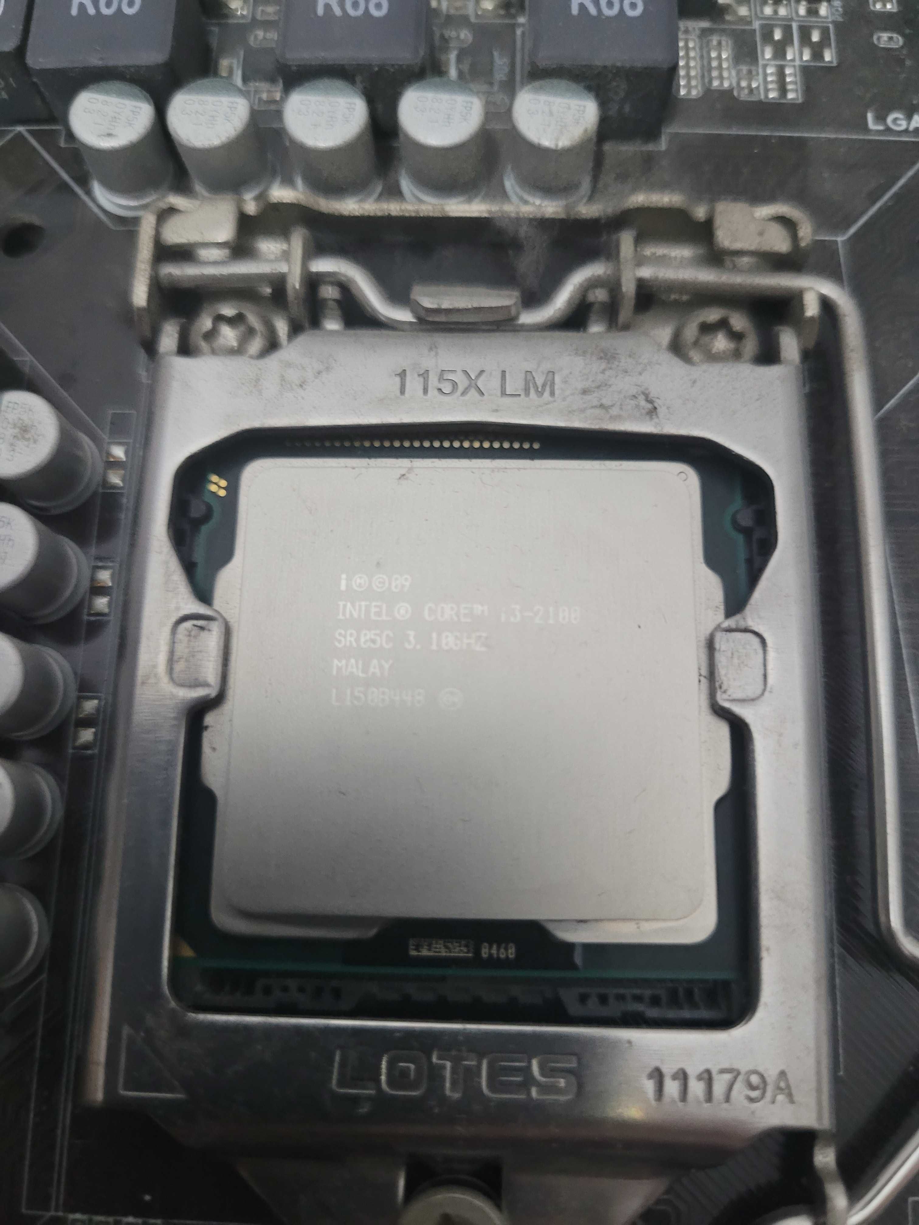Płyta główna Asus p8h61 m plus v2 + Intel i3-2100 - LGA1155