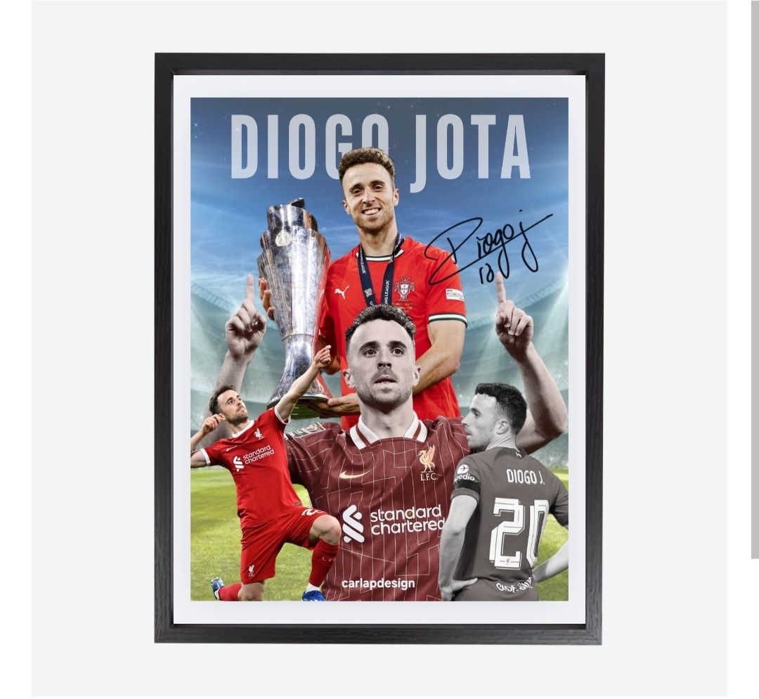 Diogo Jota Poster / Quadro Homenagem