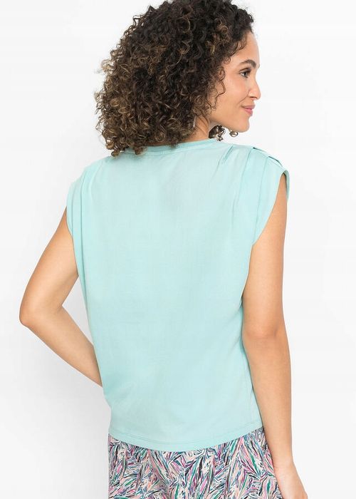 B.P.C t-shirt damski pastelowy niebieski ^32/34