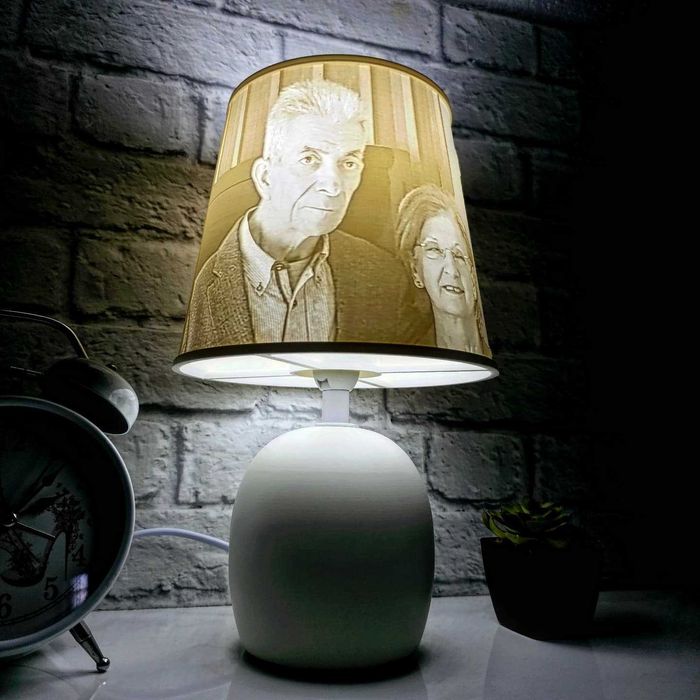 Candeeiros impressão 3D com fotografias