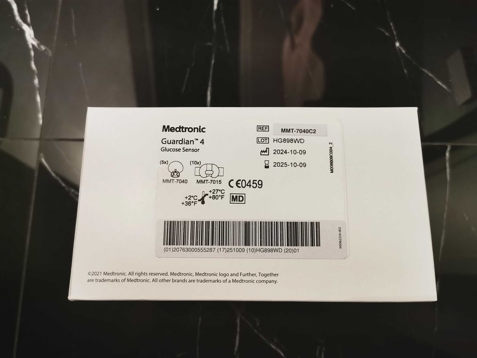 Guardian Sensor 4 CGM Medtronic 8 sztuk