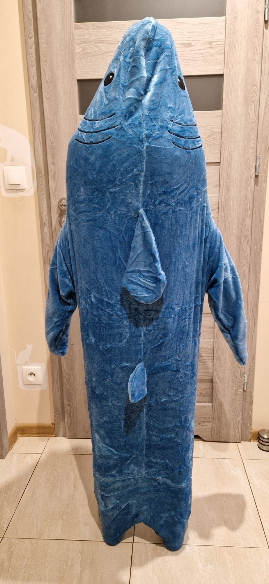 Rekin, piżama, przebranie, koc, kigurumi