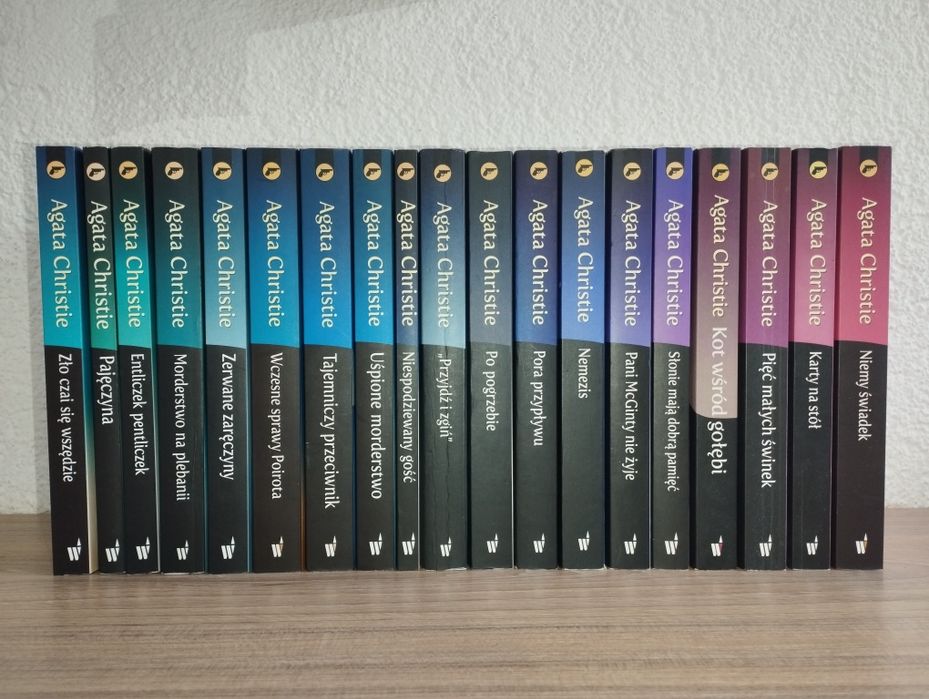 Agatha Christie książki 19 tytułów