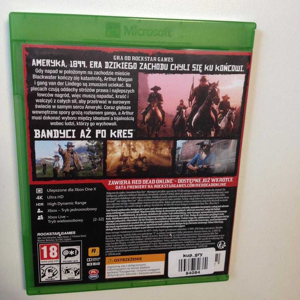 Red Dead Redemption II 2 + Mapa XOne PL Sklep W-wa Ursynów