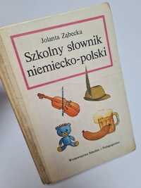 Szkolny słownik niemiecko-polski - Jolanta Ząbecka