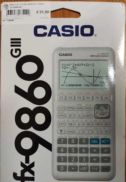 Máquina de calcular gráfica, CASIO