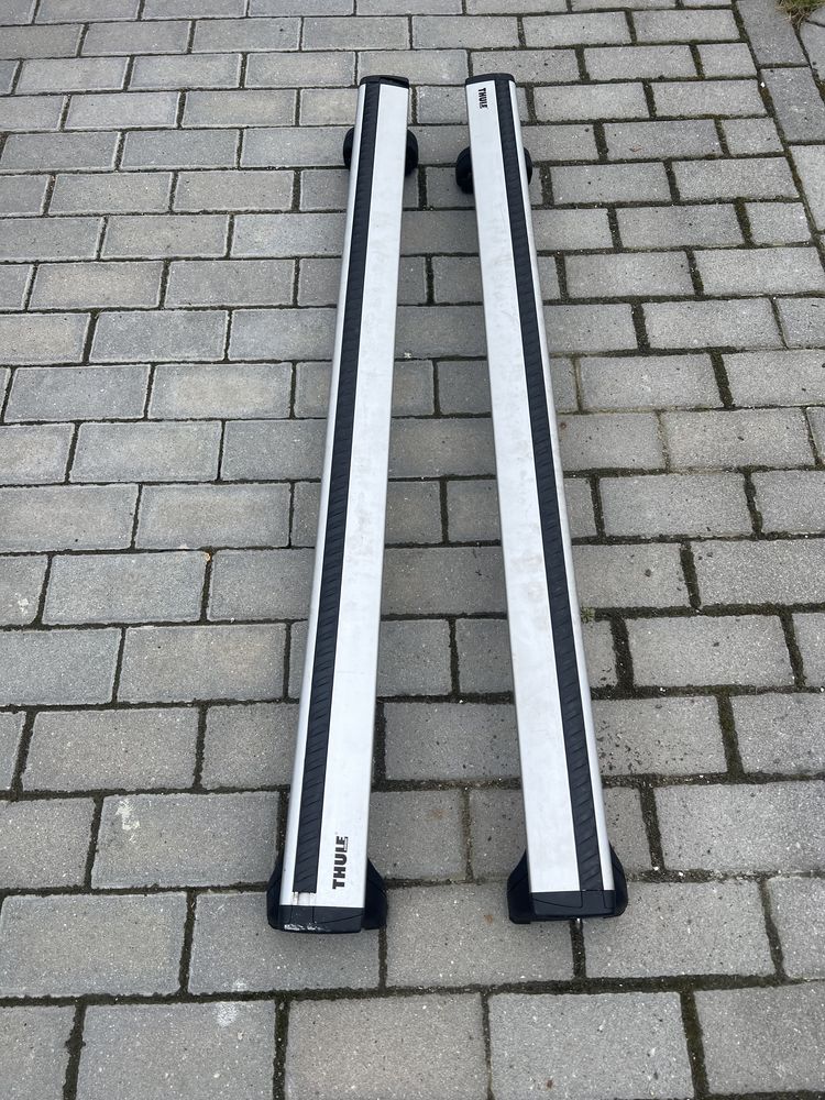 Bagażnik dachowy thule wingbar szerokosc belki 80 mm ladownosc 75 kg