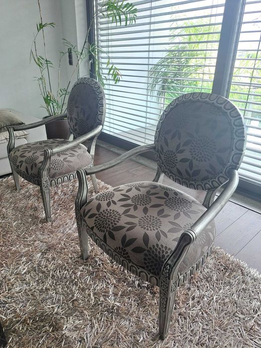 Poltrona Clássica Francesa Louis XVI