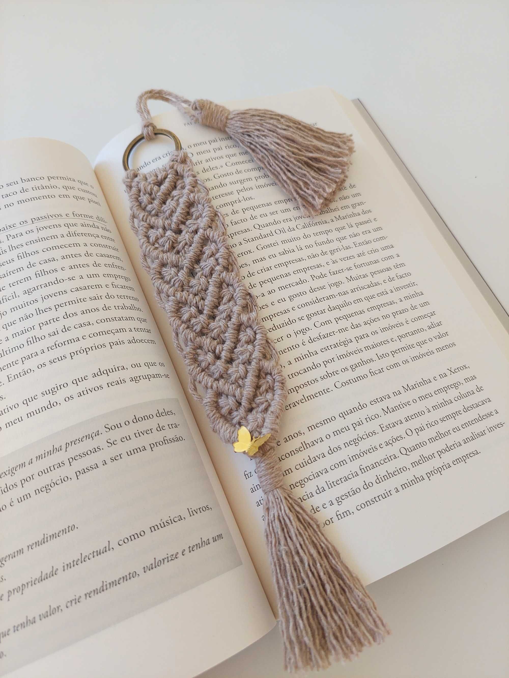 Marcador de livros em macramé Nayara | NOVO |