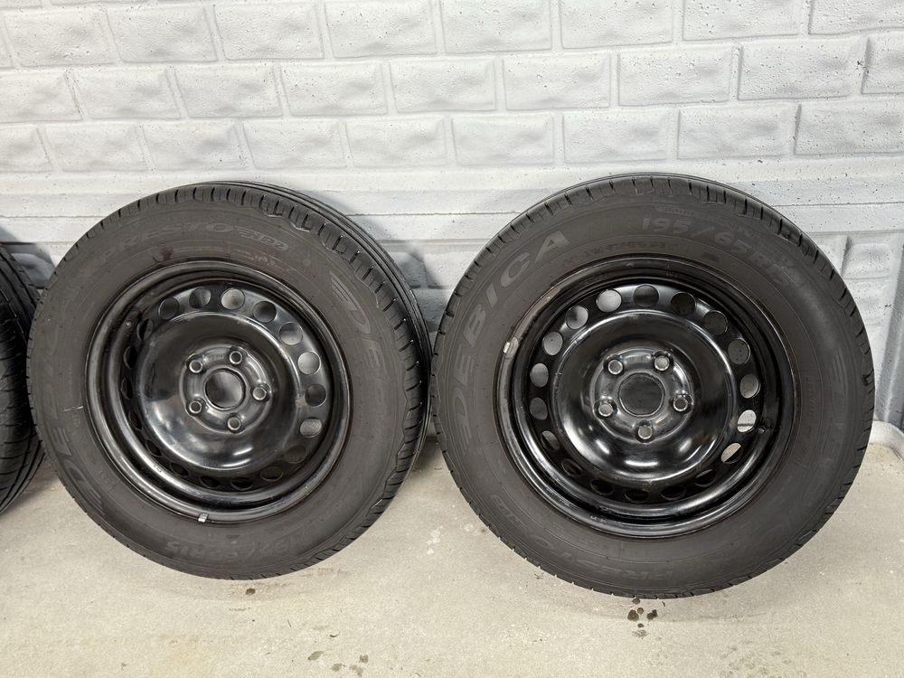 Komplet kół letnich 195/65/15 Volkswagen Caddy