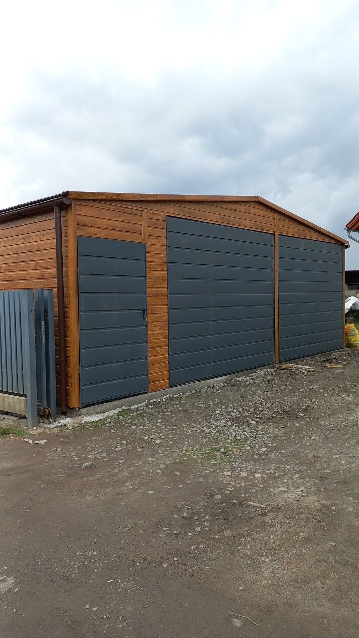 Garaż 7.50x6 dwuspad profile zamknięte Garaże pod każdy wymiar