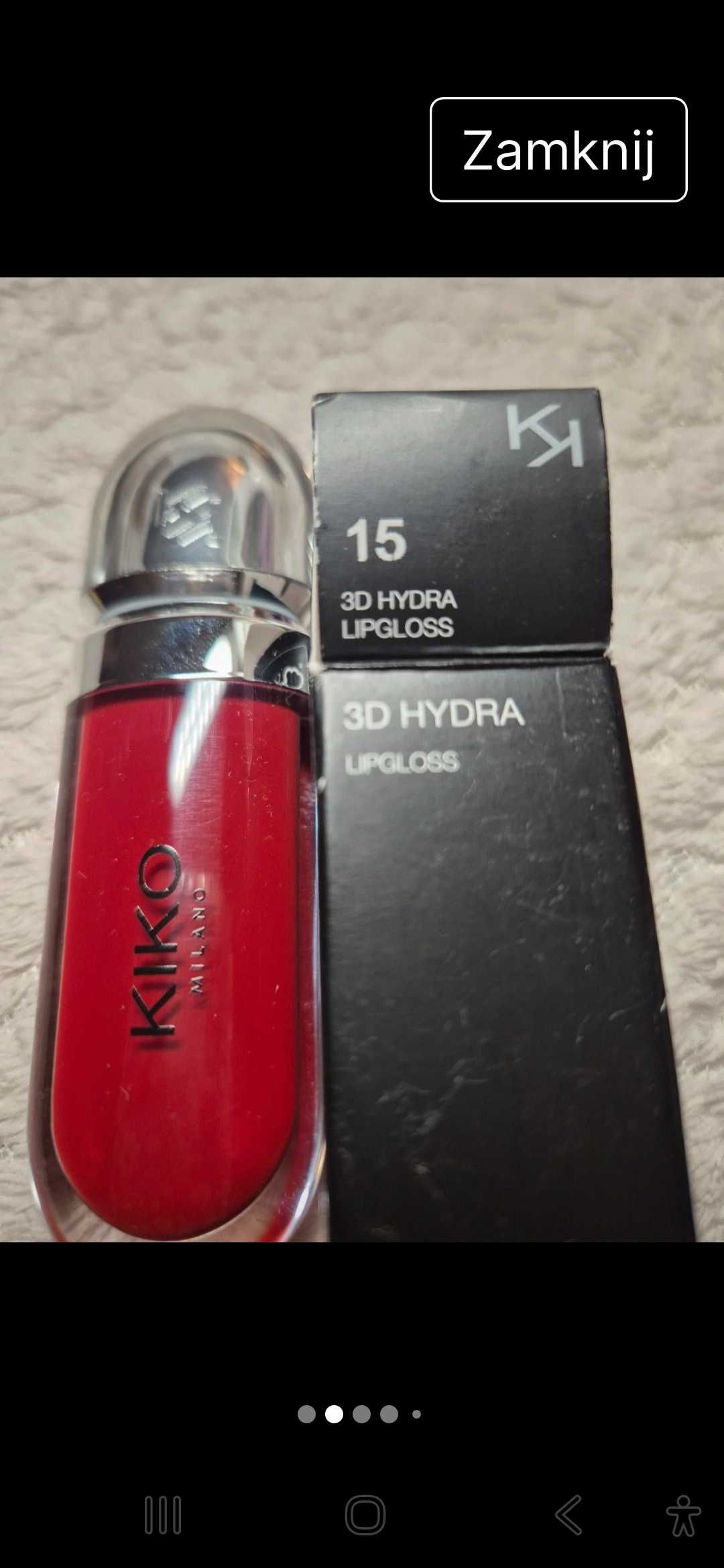 Błyszczyk Lip gloss do ust 3 Hydra 15 kiko milano