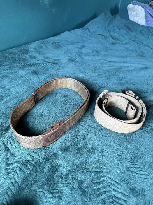 Zestaw militarny - pasy, nakolanniki, worek na magazynki, szelki na AK