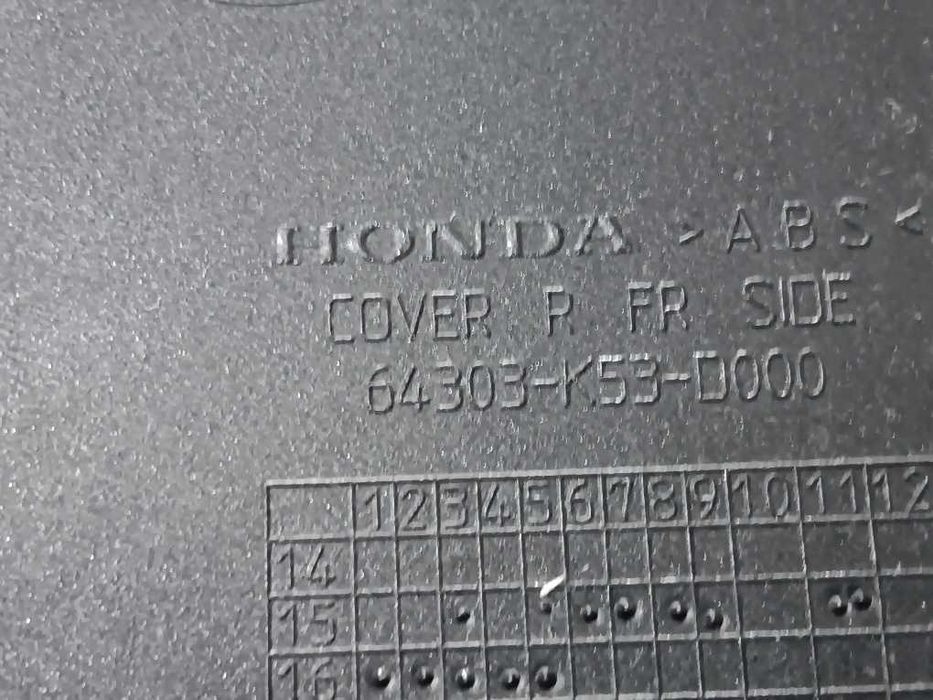 Carenagem frontal direita Honda SH300 versão 2015 a 2020