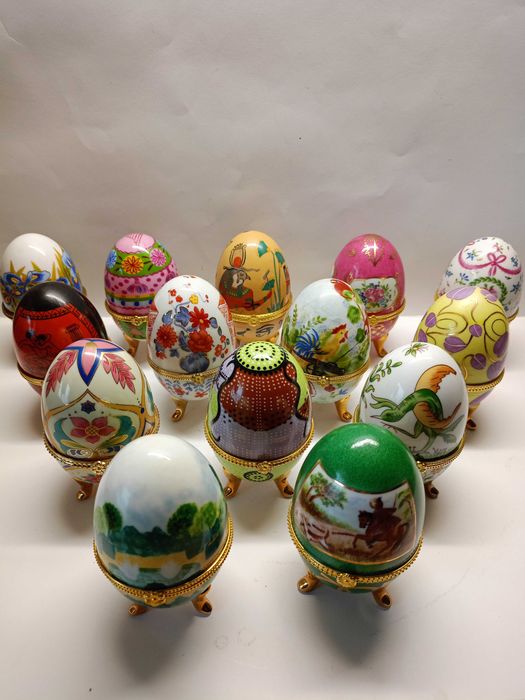 Idealny prezent szkatułka porcelana złocona 1