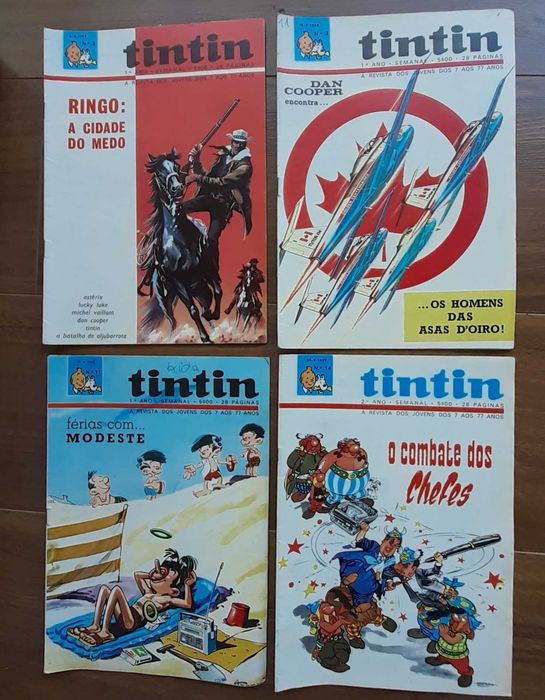 Colecção Revistas Tintin anos 68/69/70/71