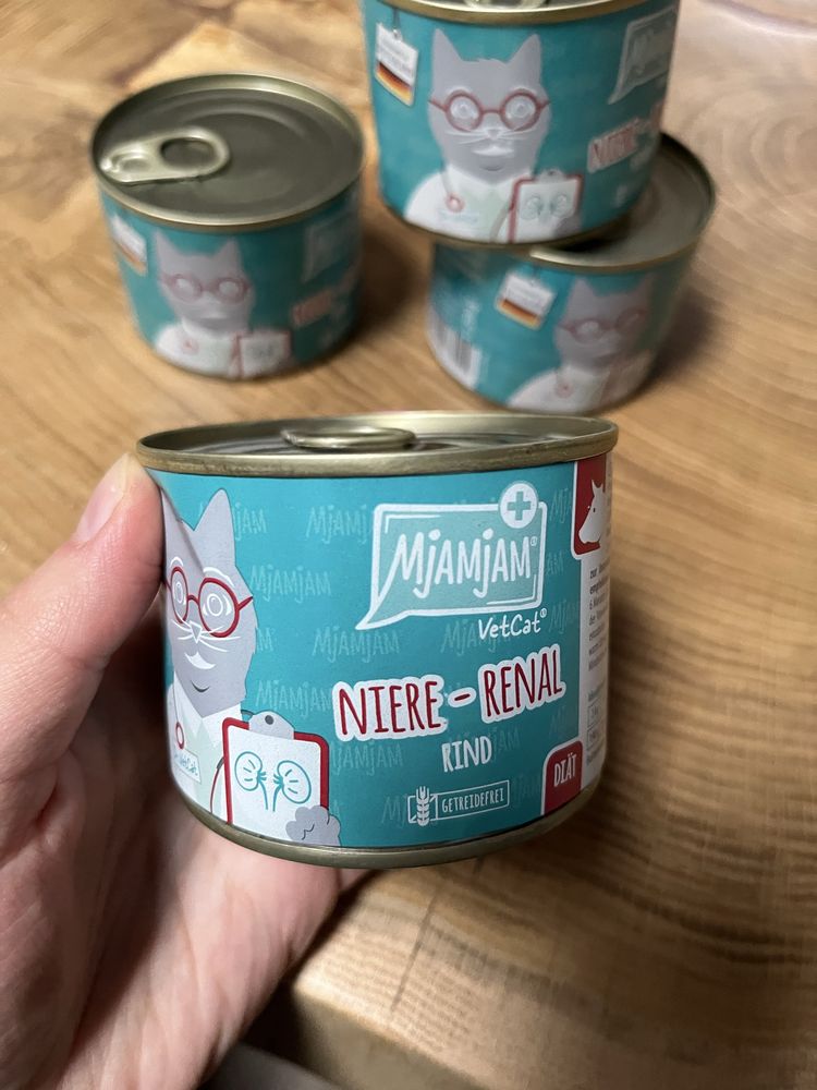 Karma Mjamjam renal dla kotów 4x200g