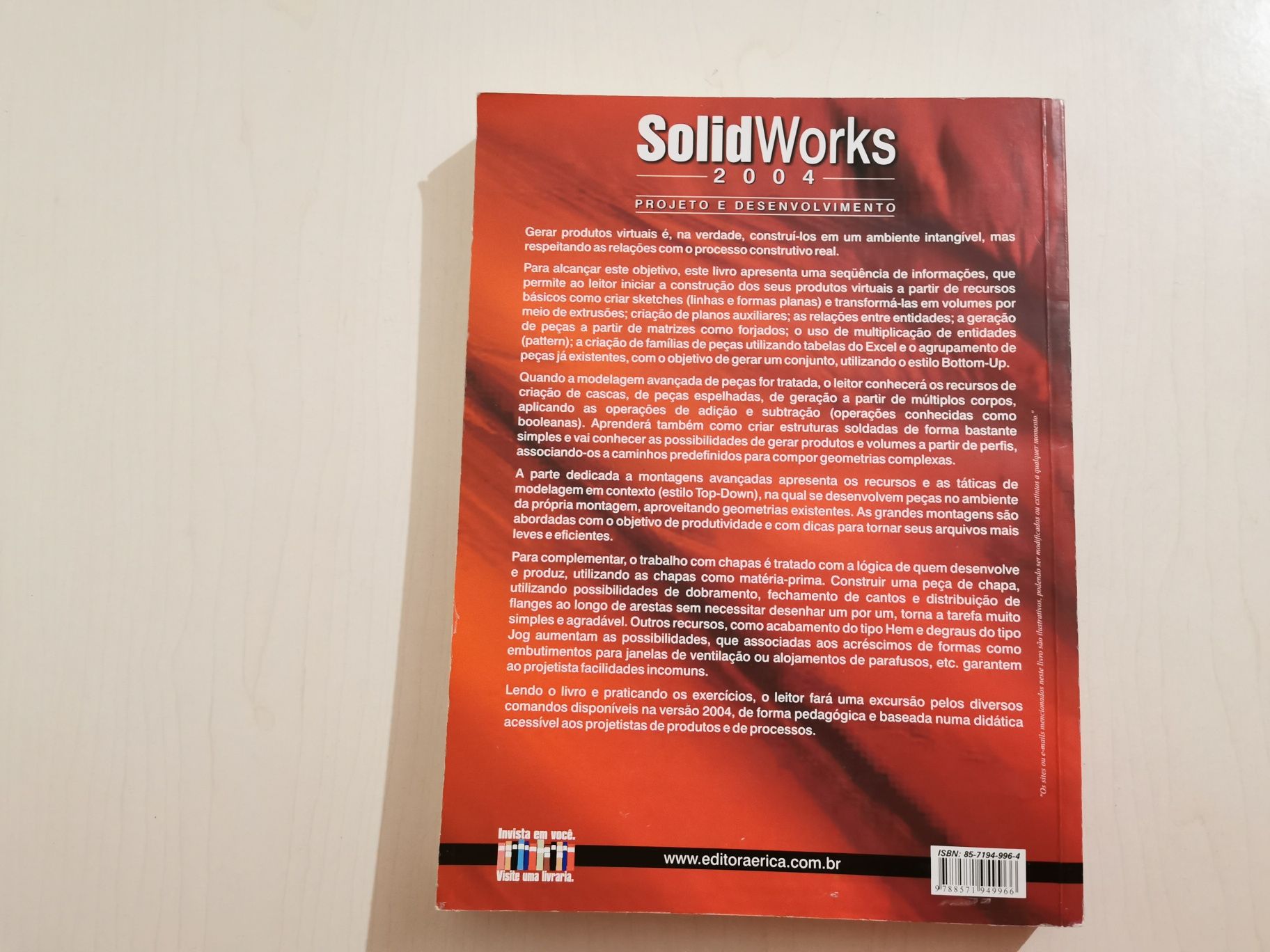 Solid Works 2004 - Projecto e Desenvolvimento