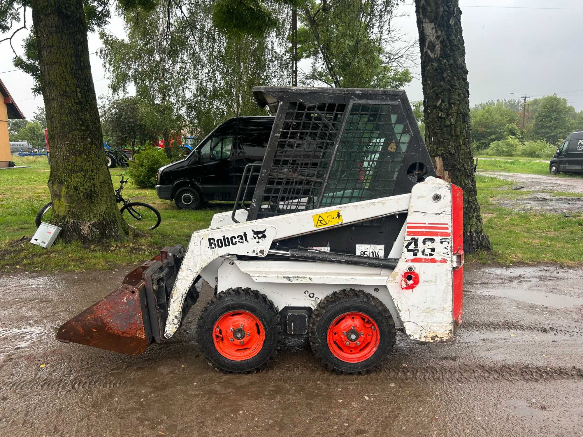 Miniładowarka Bobcat 463 90cm Szerokości Zamiatarka, Łyżka Bobcat