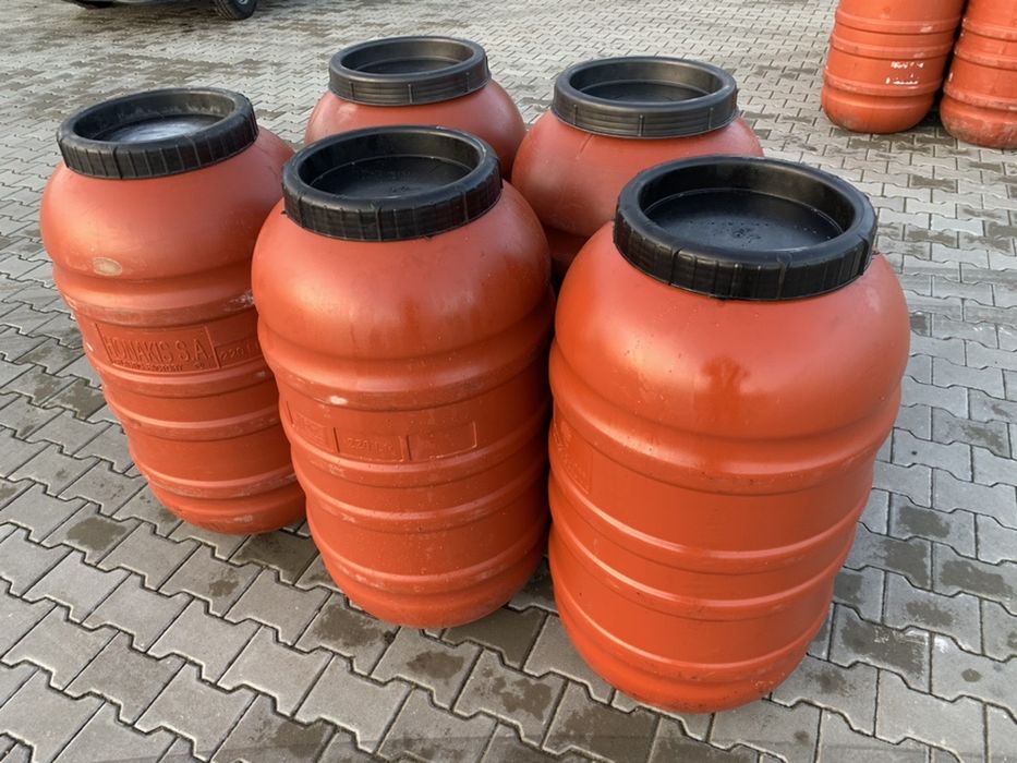 Beczka 220-250L, spozywcza. Wysyłka za darmo.