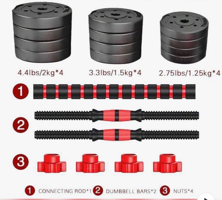Pesos 20kg + banda elastica