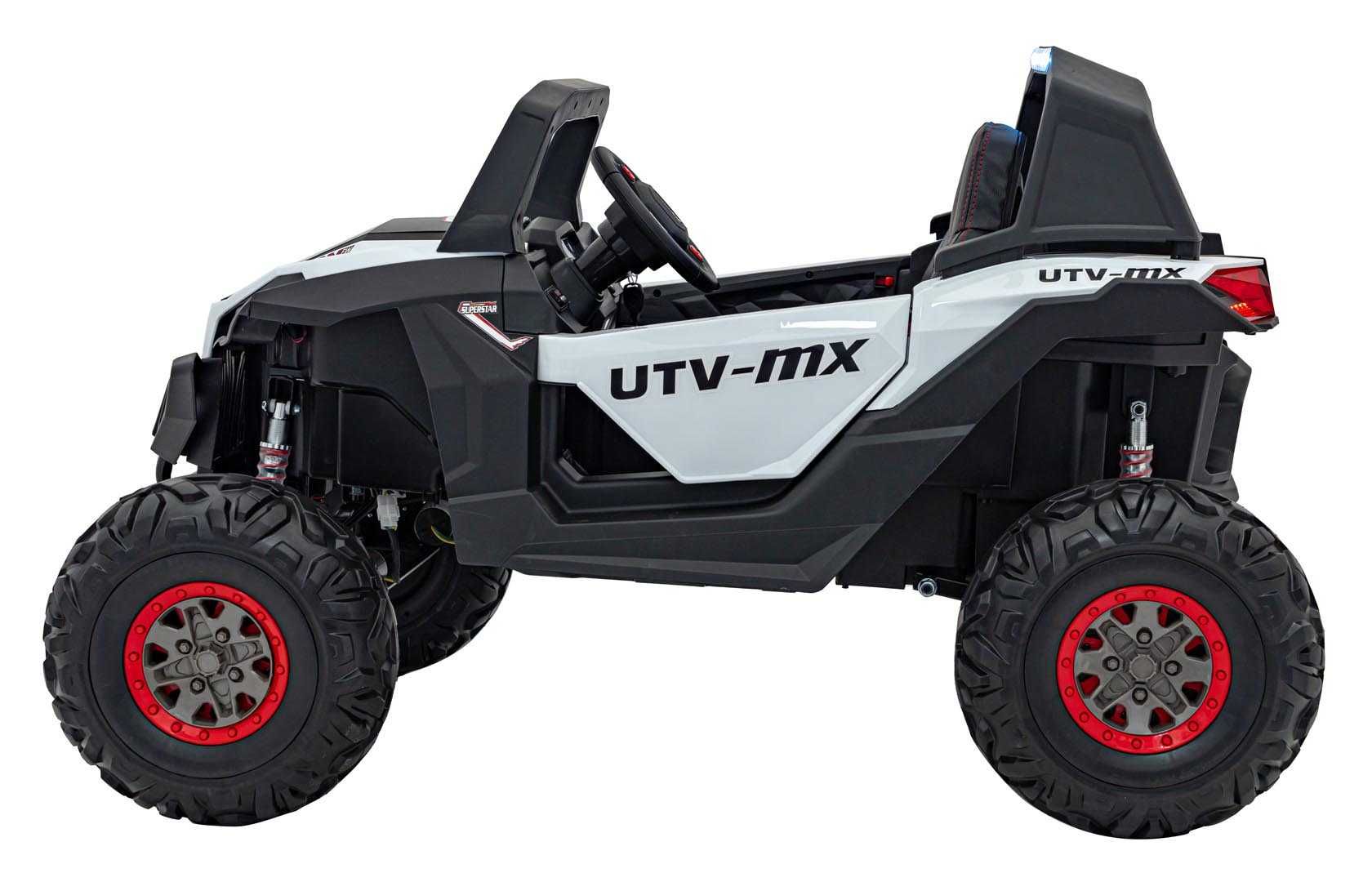 Buggy UTV-MX 2000N Biały Pojazd na Akumulator 4x4 dla Dzieci + Pilot