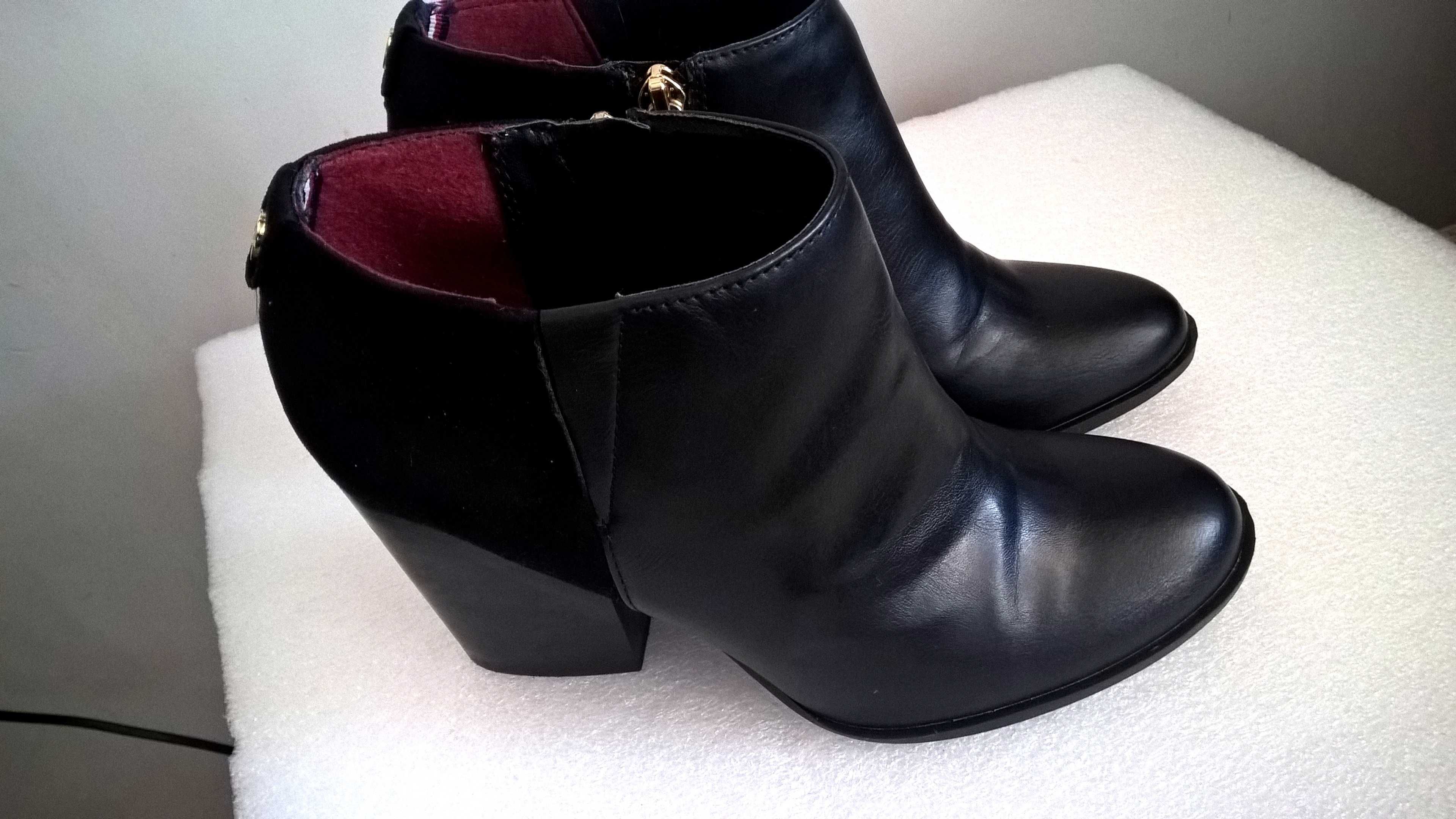 TOMMY HILFIGER super modne botki okazja 99 zł tanio