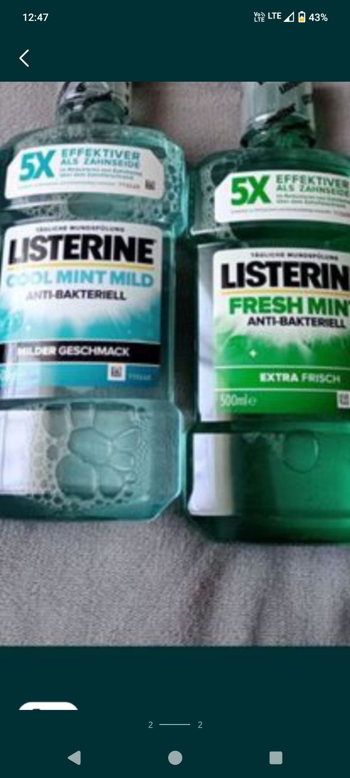 Płyn do płukania ust listerine