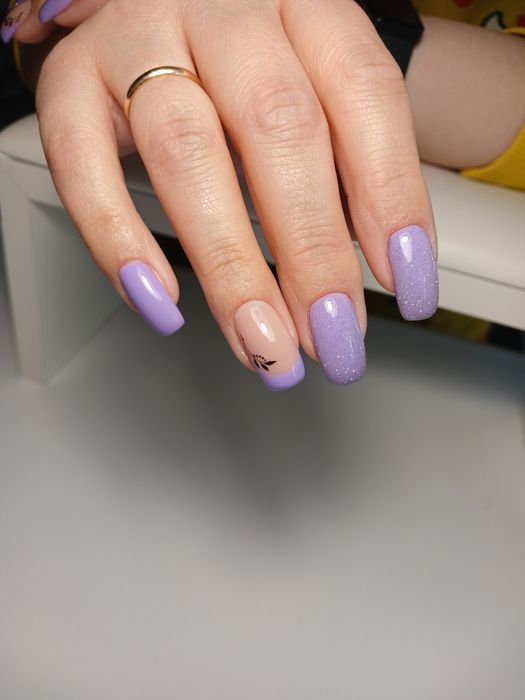 Манікюр.Гкль-лак.Крєс.