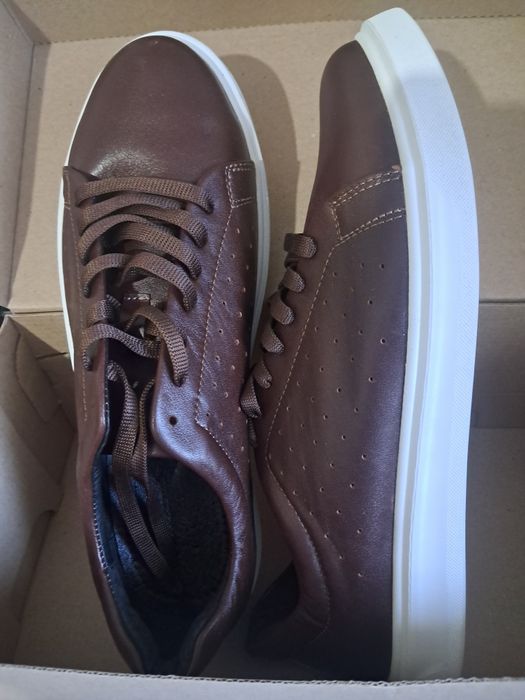 Нові шкіряні  чоловічі туфлі ,устілка 28.5см