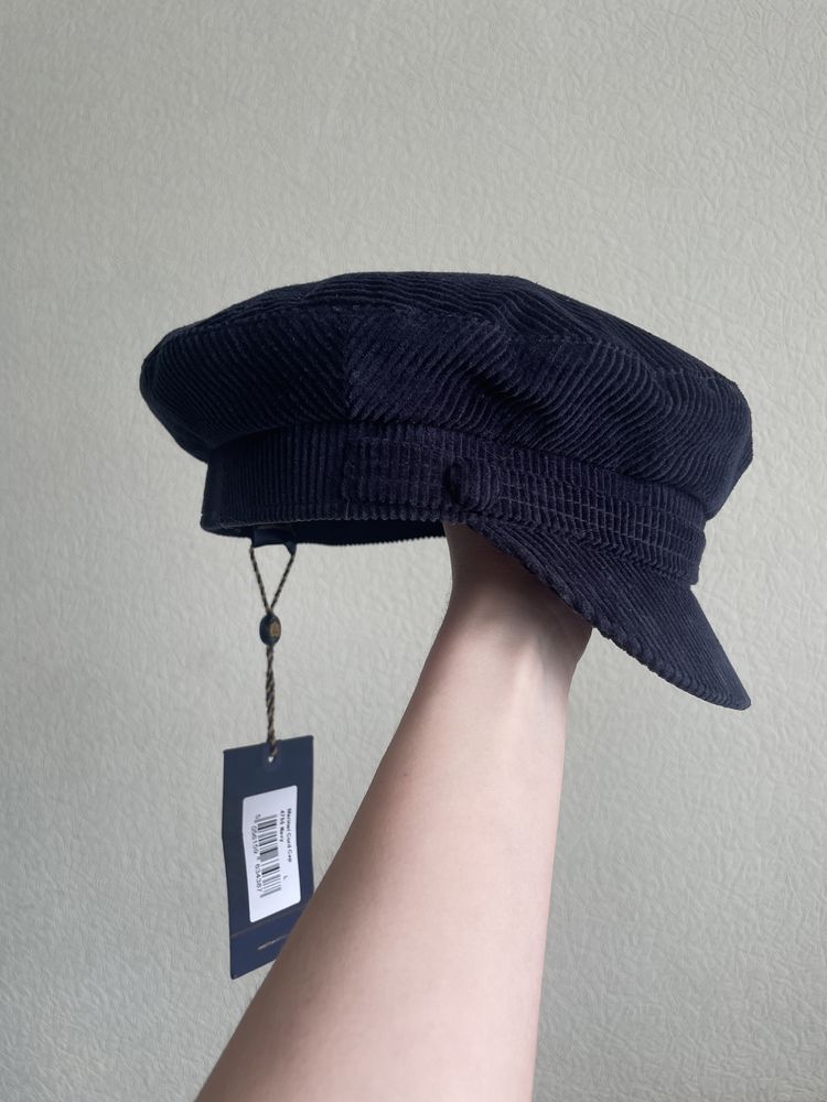 Вельветова кепка кепі mariner cord cap кепи navy нави наві failsworth
