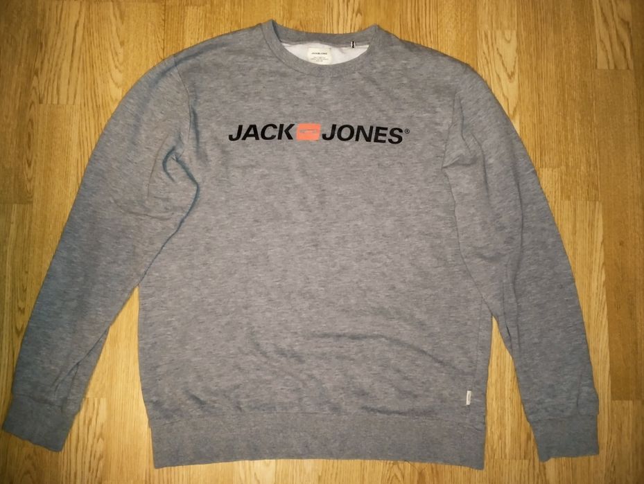 Bluza Jack Jones szara L wyprzedaż