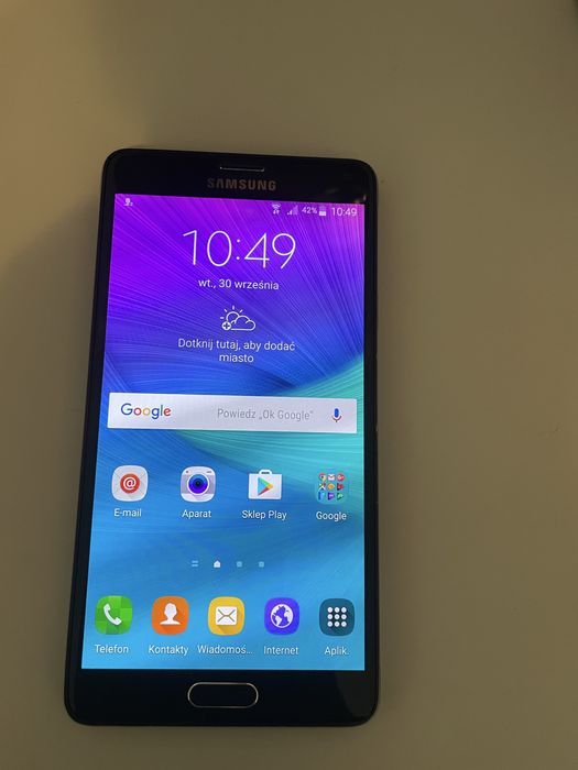 Samsung note 4 czarny