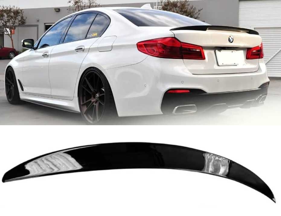SPOJLER Lotka BMW G30 M Performance STYLE SPOILER KLAPY Czarny połysk