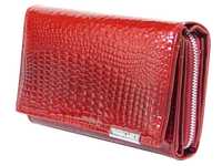 Duży elegancki pojemny skórzany portfel damski Jennifer Jones 5261