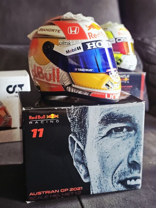 Checo Perez capacete 1/2 Austrian GP 2021 limited edition