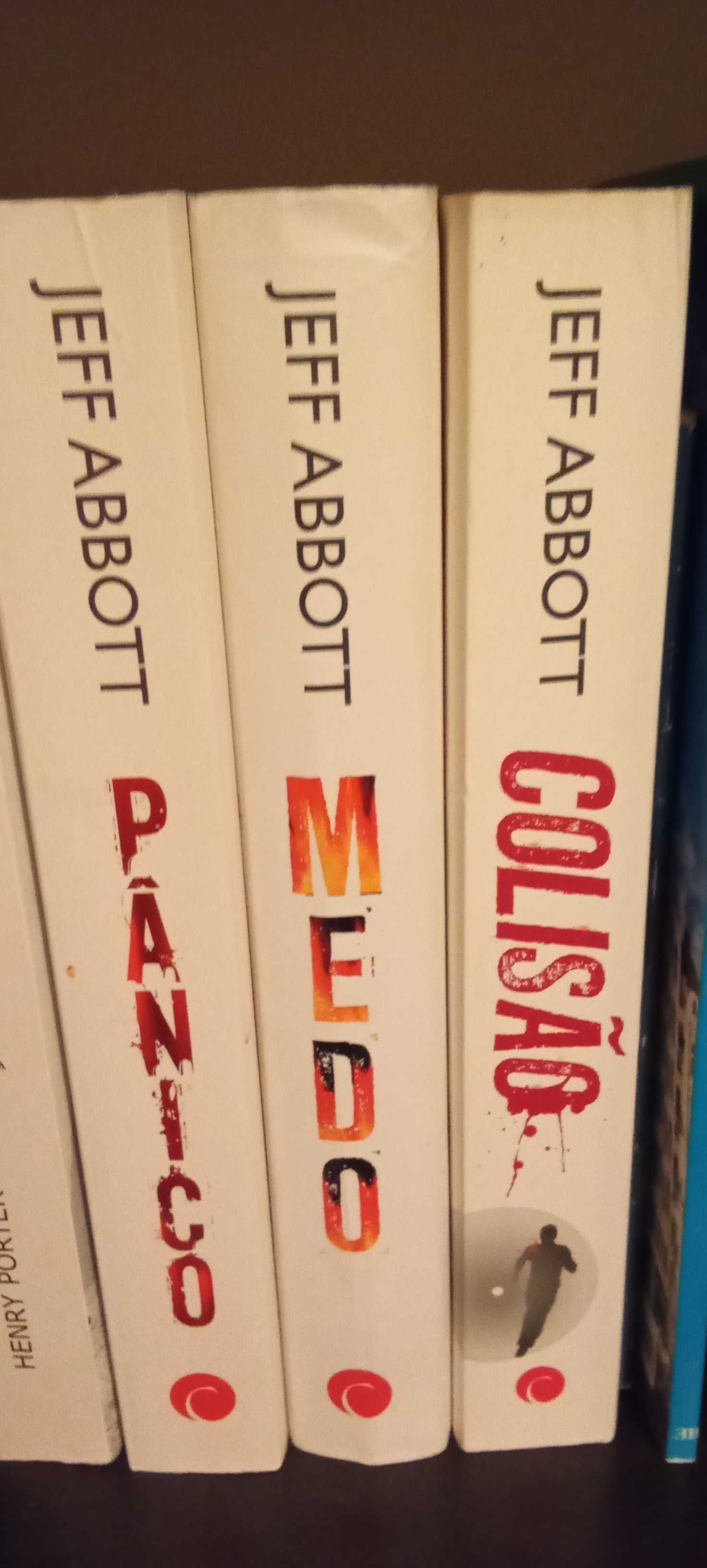 Vendo tres livros de Jeff Abott por 15 euros